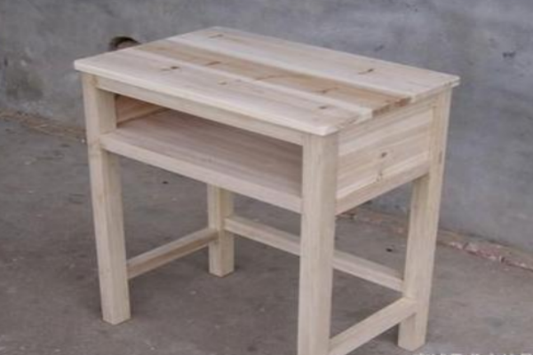 新疆实木板课桌椅