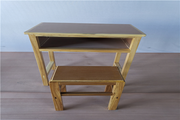实木长条桌椅