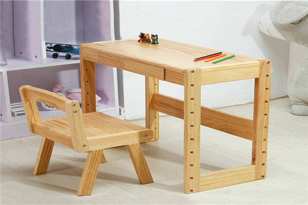 学员实木板学生课桌椅